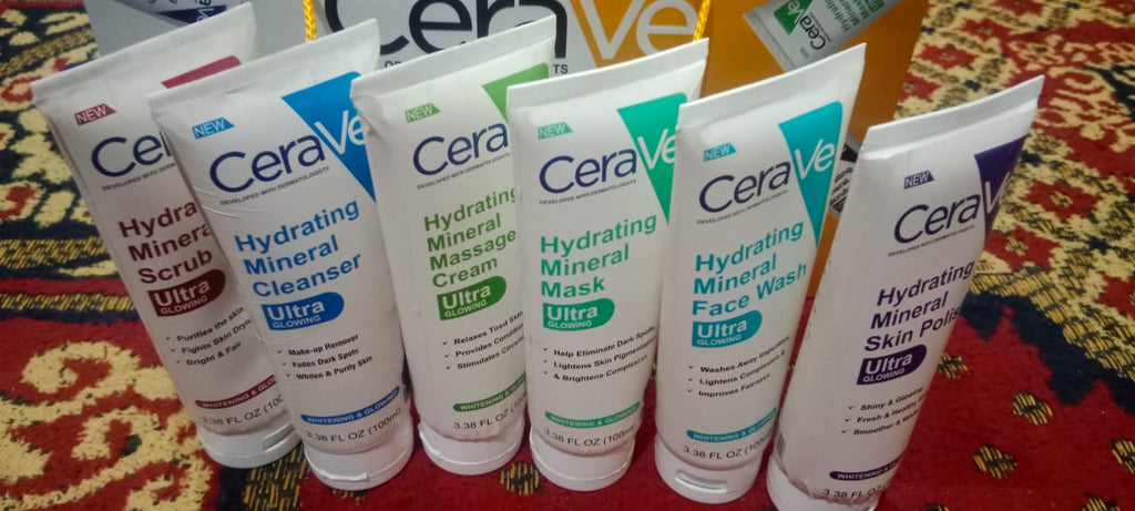 Pack of 6 CeraVe Hydrating Mineral Facial Kit | Best Quality Hydrating Mineral Facial Kit