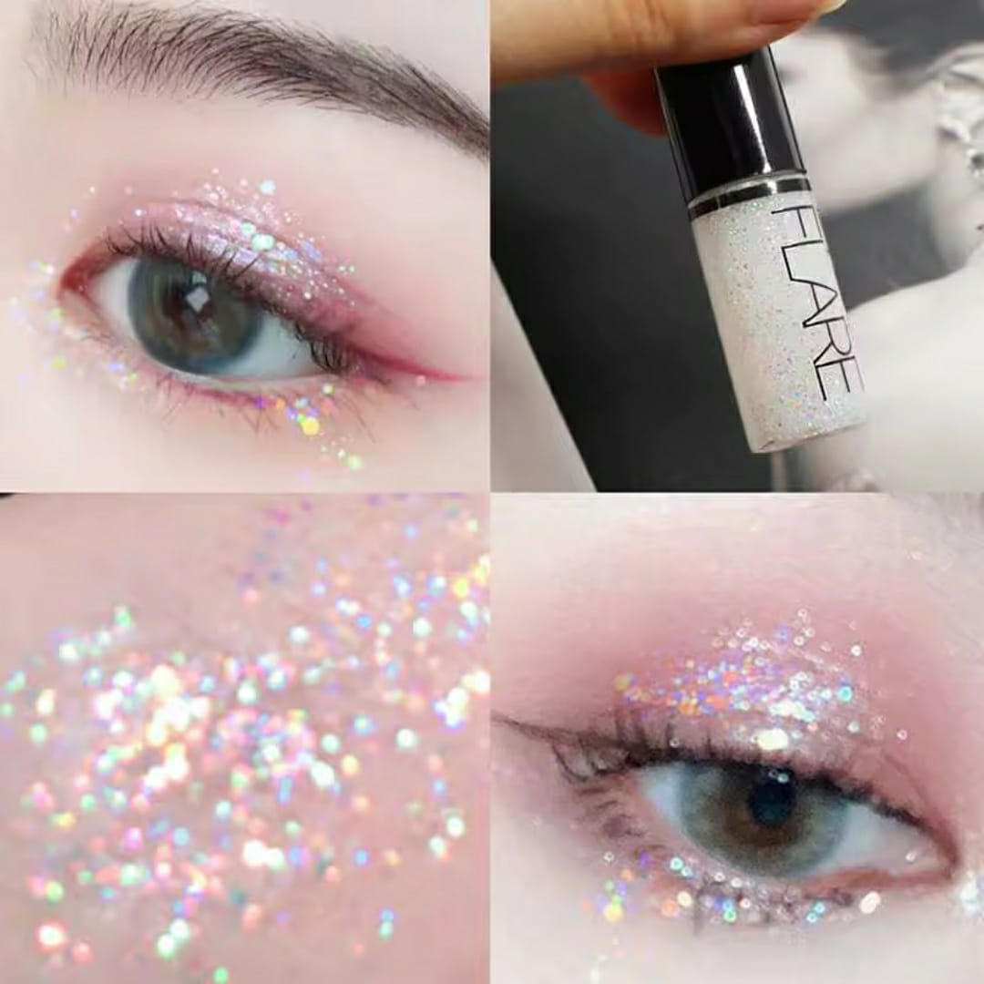 Pack of 6 Mocallure Metallic Shiny Waterproof Glitter Eyeshadow Liquid Eyeliner (Random Color)