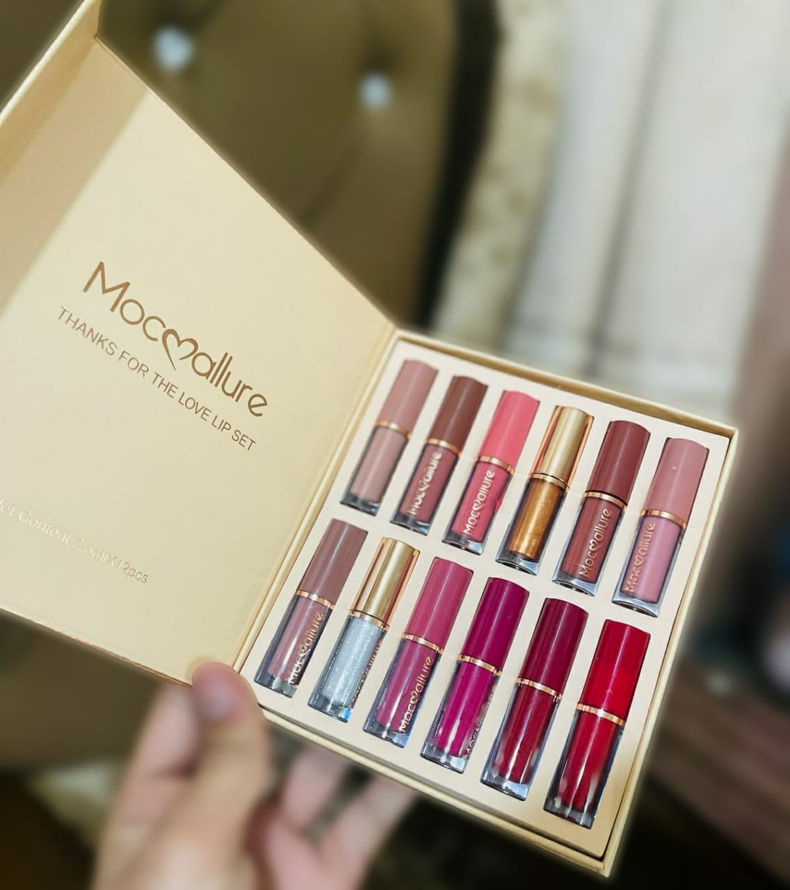 12 Pcs Mocallure Transparent Clear Lip Gloss – photo 4