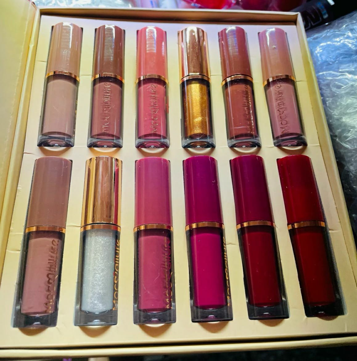 12 Pcs Mocallure Transparent Clear Lip Gloss – photo 1