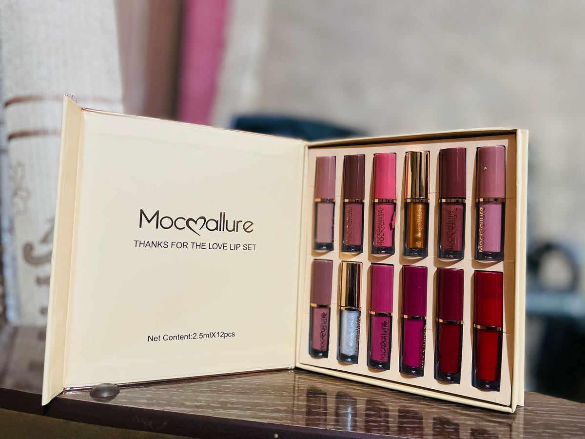 12 Pcs Mocallure Transparent Clear Lip Gloss – photo 2