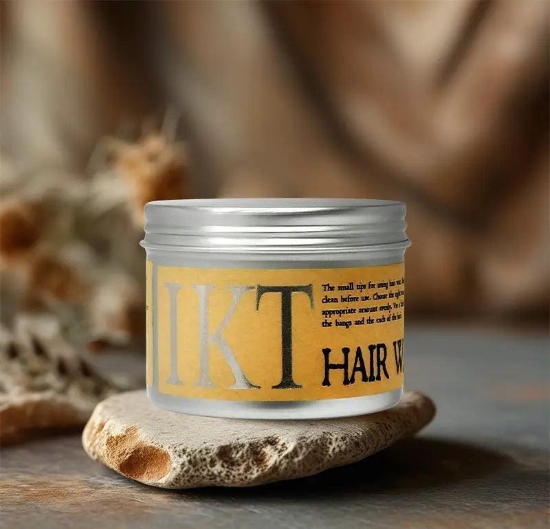 IKT Hair Styling Gel Wax | Styling Hair Frizz Fixed Fluffy  Men Styling Wax Edge Control 130g