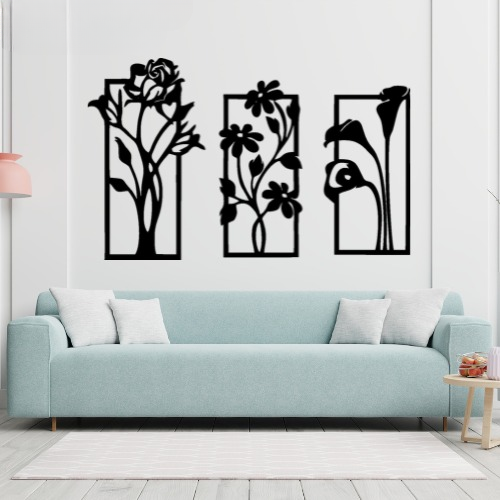 3d Flower Frame wall Art  | Wooden Flower Frame wall Art  | Wall decoration | Decor For Home Wall Decoration Attractive Wooden Wall Art