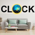 3D Wooden Alphabetic Clock With Esthetic Dial | Best Quality Alphabetic Design Clock For Home Decor | Home Decor Clock 30 inch? - Without Light
