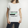 Combo Of Dad to Be &amp; Mom to Be Style White T-Shirt with Cute Design �Best Quality T-Shirts For Girls | T-Shirt For Women - T-Shirt For Men - Small