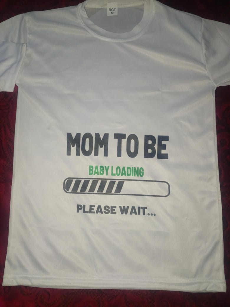 Dad to Be &amp; Mom to Be Style White T-Shirt - Key &amp; Heart Design T-Shirts? �Best Quality T-Shirts | T-Shirt For Women - T-Shirt For Men? - Dad to Be, Small