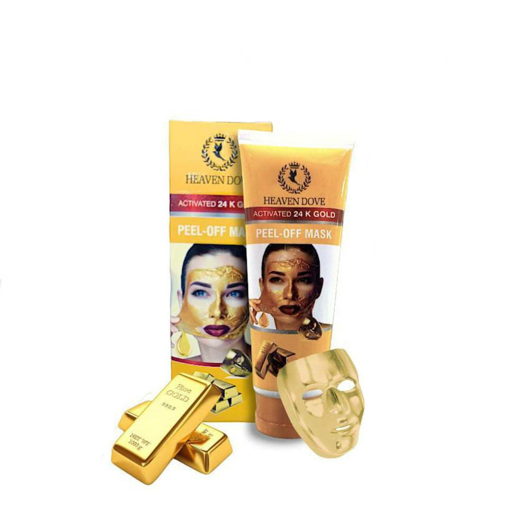 Heaven Original Dove 24K Gold Peel Off Mask �Luxurious Anti-Aging &amp; Deep Cleansing Skincare - 100 ml