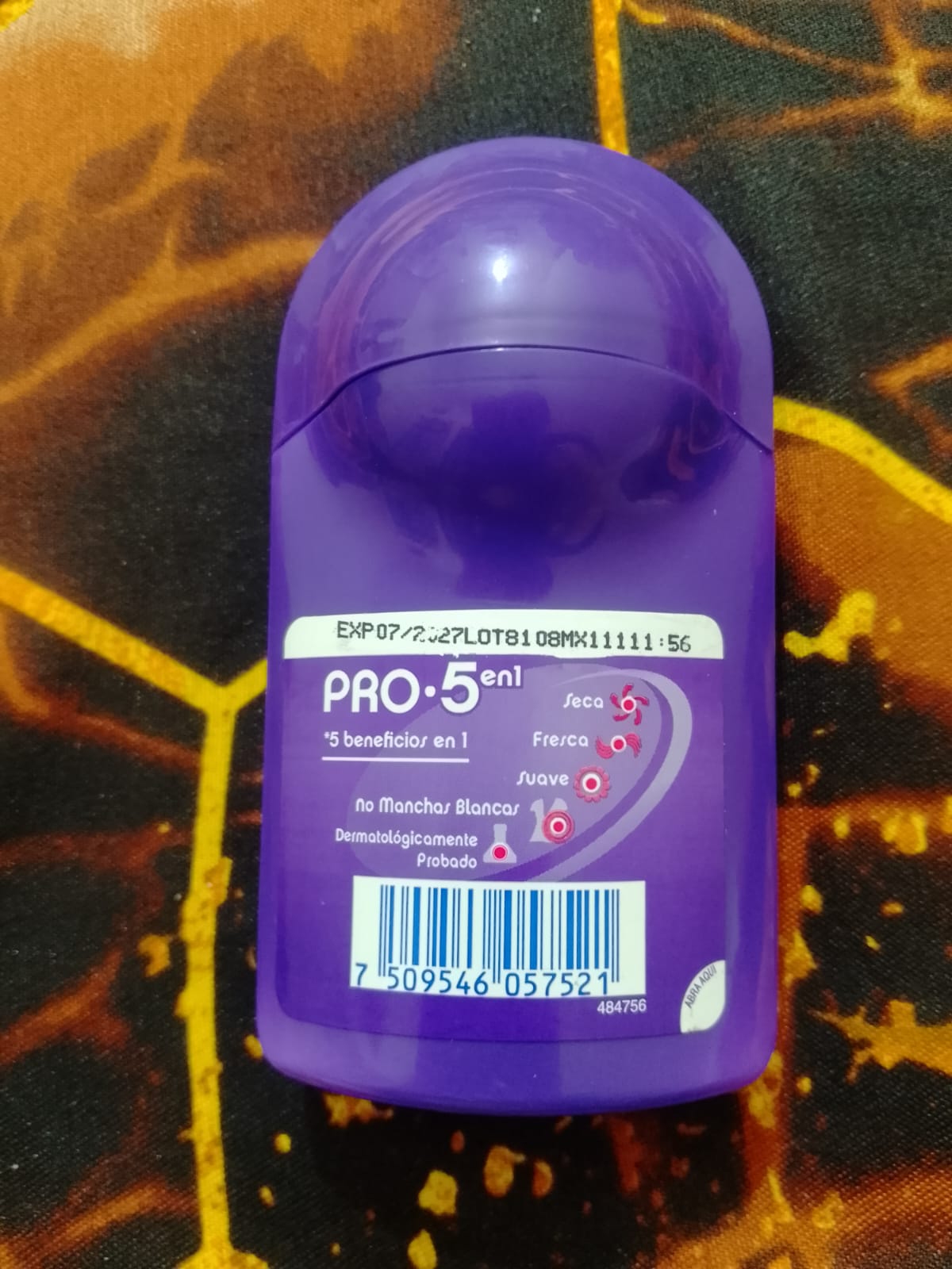 Pack Of 01 - Purple 5 in 1 Pro Lady Speed Stick Invisible Dry Power Antiperspirant Deodorant Roll-On, Fresh Fusion - 50ml
