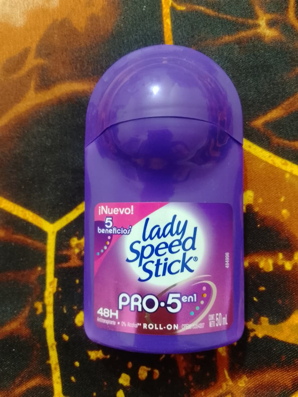 Pack Of 01 - Purple 5 in 1 Pro Lady Speed Stick Invisible Dry Power Antiperspirant Deodorant Roll-On, Fresh Fusion - 50ml