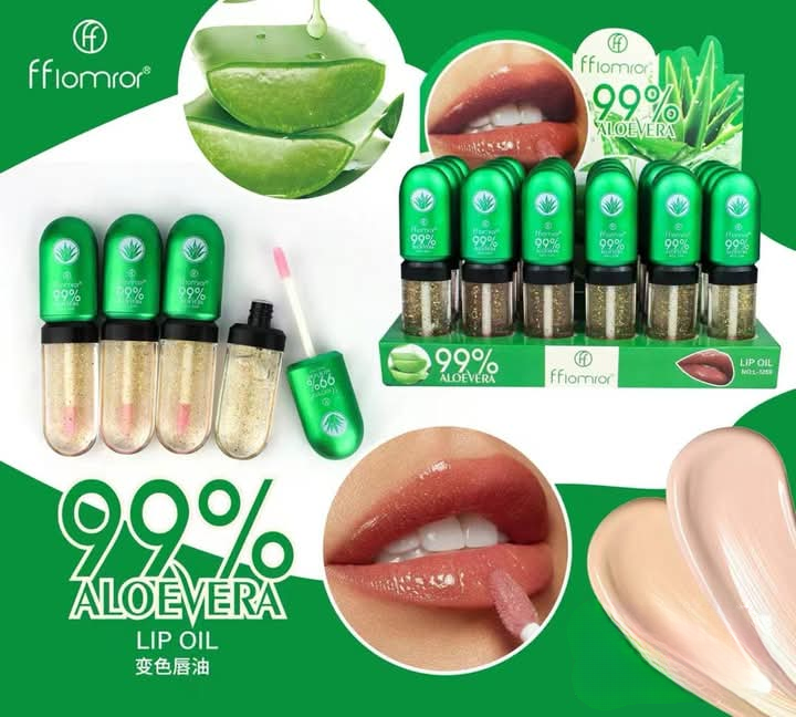 Flormar Aloe Vera Shiny Color Changing Lip Oil �Your Glow, Your Shade Naturally Beautiful