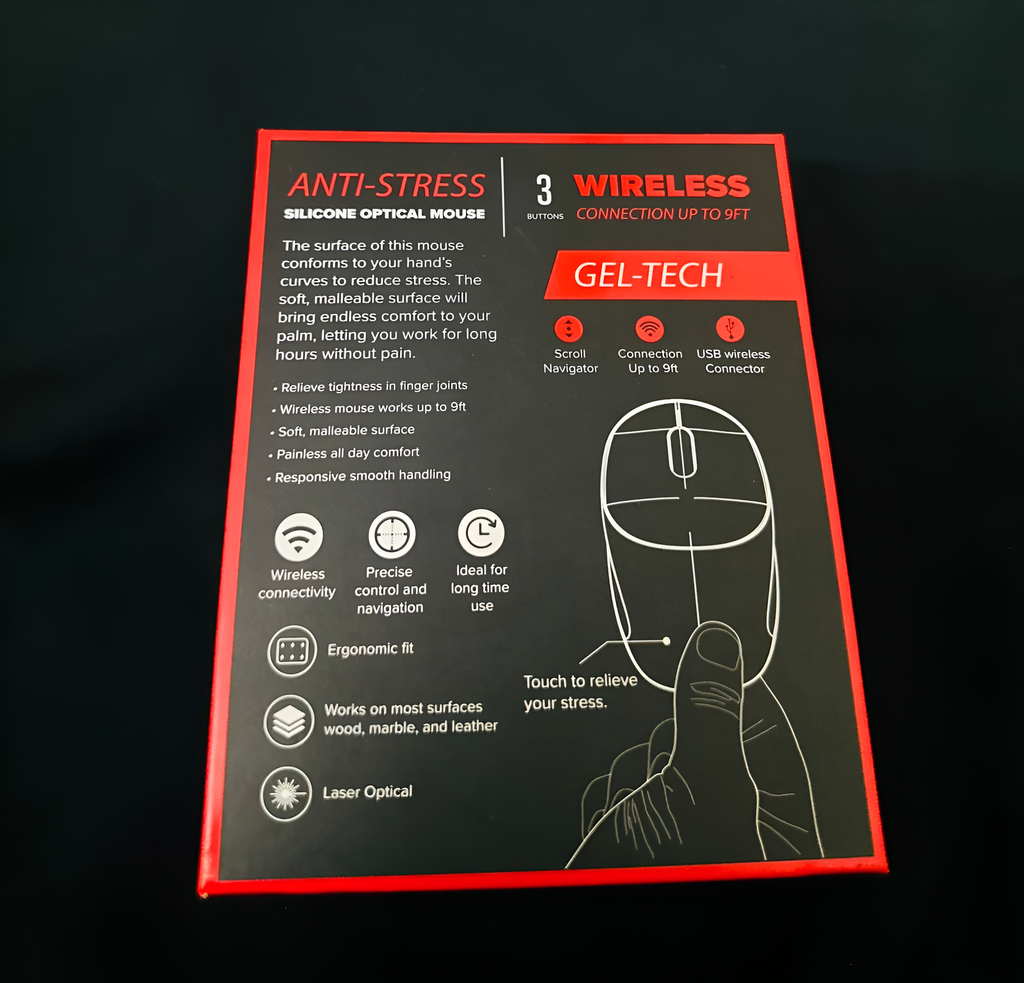 Computer / Laptop Mouse COBY Gel-Tech Anti-Stress – photo 3