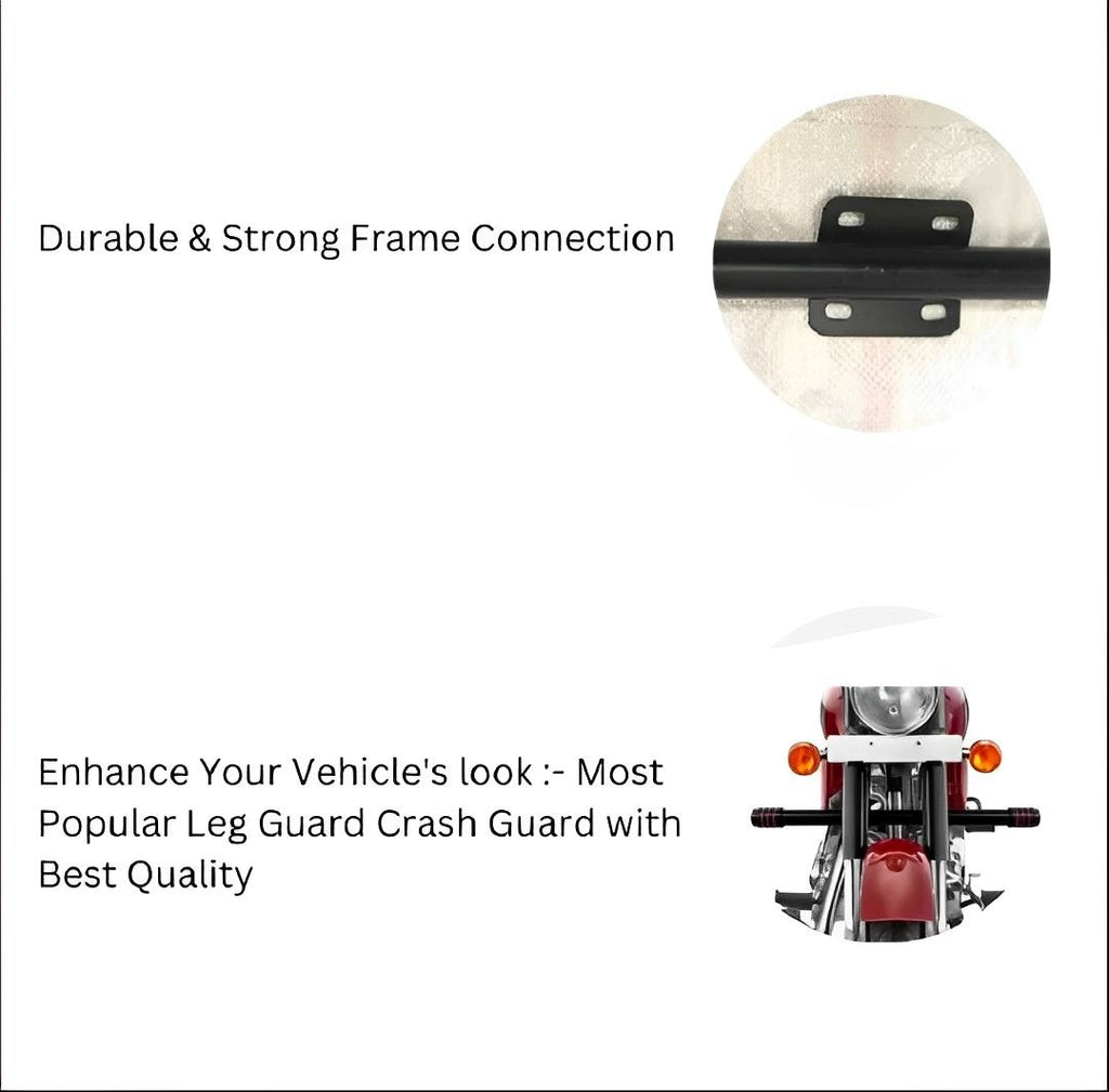 Single Side Open Safety Guard Stick for CD 70cc Fancy Rod Openable Crash Guard | Best Quality Safety Guard Stick ( random color)