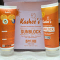 01 Pc Kashee? Sunblock SPF 90 �Extreme Protection Formula | Fast Absorbing Water Resistant UVA, UVB Protection 200ml