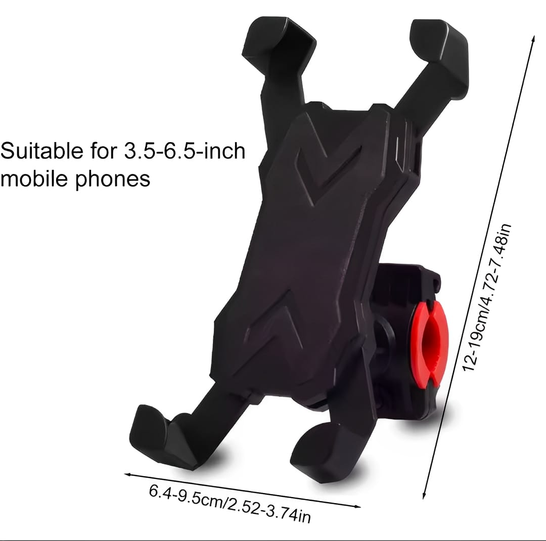 Mobile Phone Holder Stand for Bicycle &amp; Motorcycle �Universal 360? Rotation Mount ( random color)