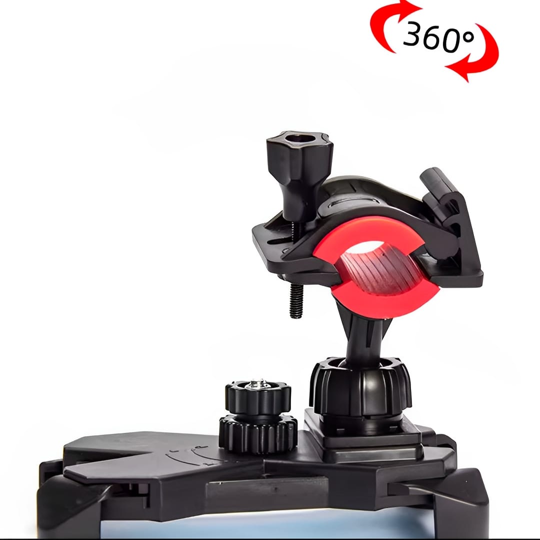 Mobile Phone Holder Stand for Bicycle &amp; Motorcycle �Universal 360? Rotation Mount ( random color)