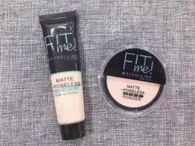 2-in-1 Makeup Deal �Liquid Foundation &amp; Face Powder Combo for Smooth, Flawless Finish �Budget-Friendly Beauty Set - Ivory Shade
