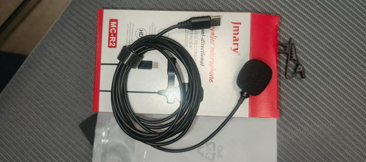 Jmary TikTok Type-c Lavalier Microphone with Clip – photo 4