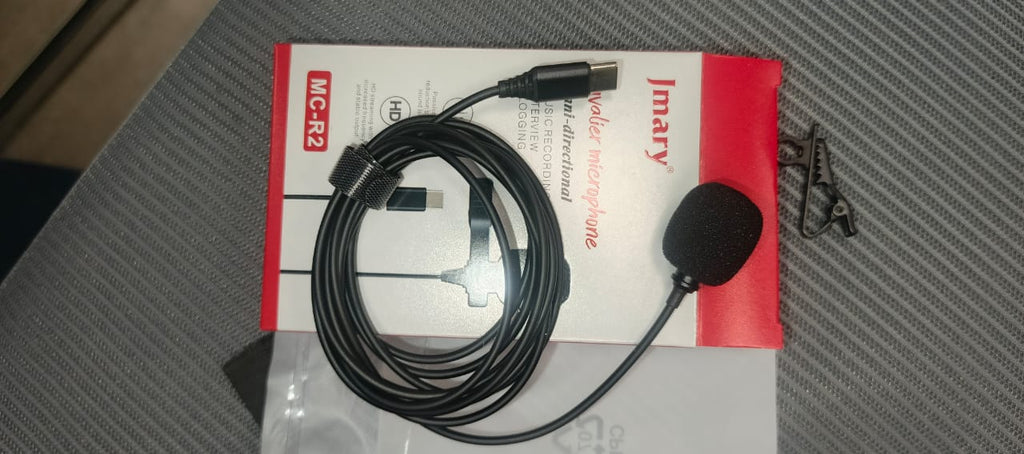 Jmary TikTok Type-c Lavalier Microphone with Clip – photo 3