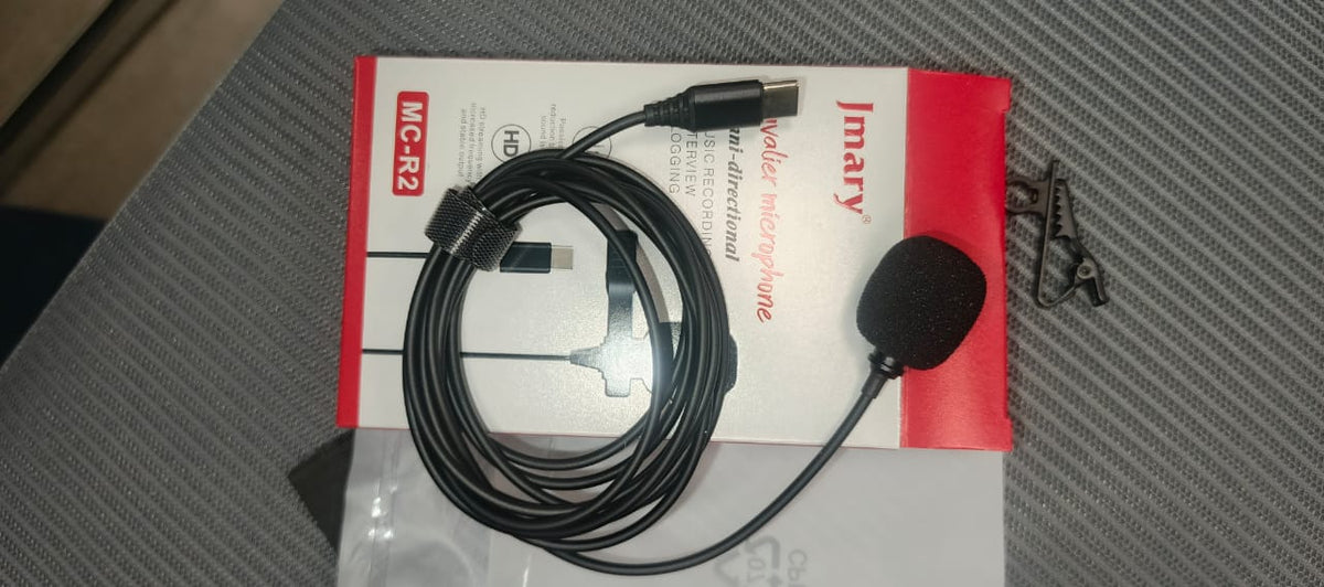 Jmary TikTok Type-c Lavalier Microphone with Clip – photo 3
