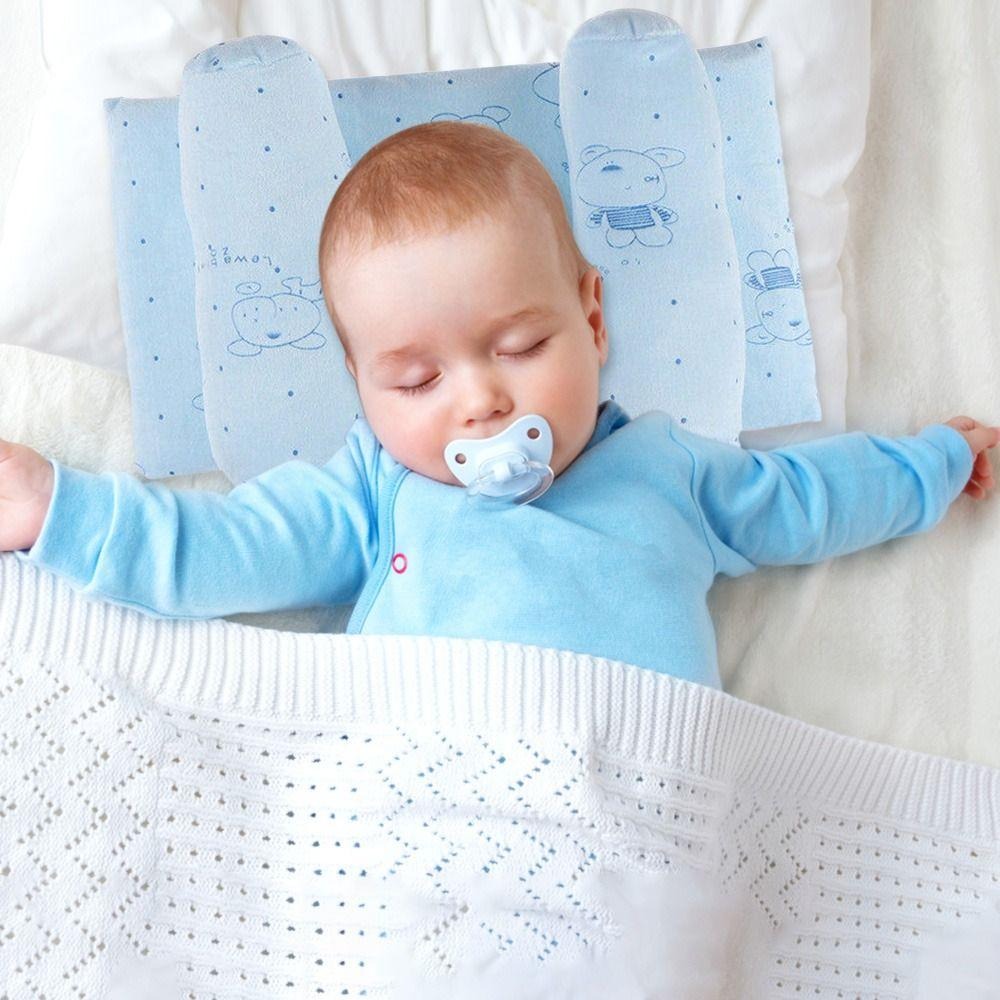 Shaping Baby Pillow  �Baby Pillow Sleep Positioner New Bedding Neck Support Kids Anti Roll Pillow(Random Colors)