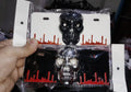 Skull LED Back Number Plate for 70cc &amp; 125cc Bikes �Most Trending Styling Accessory - Black