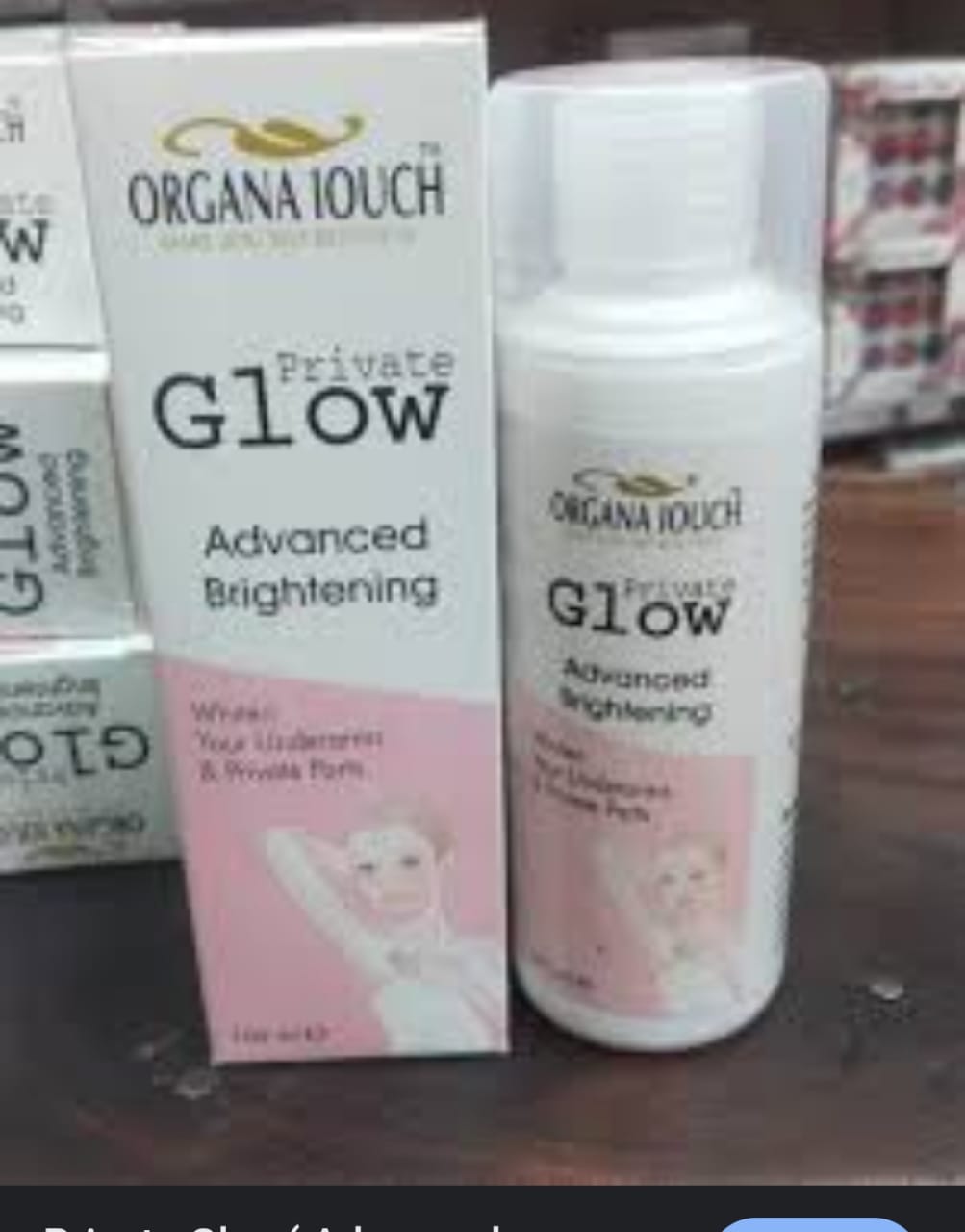 Organa Touch Fresh &amp; Natural Underarm Whitening Cream Private Glow ( Advanced Brightening )