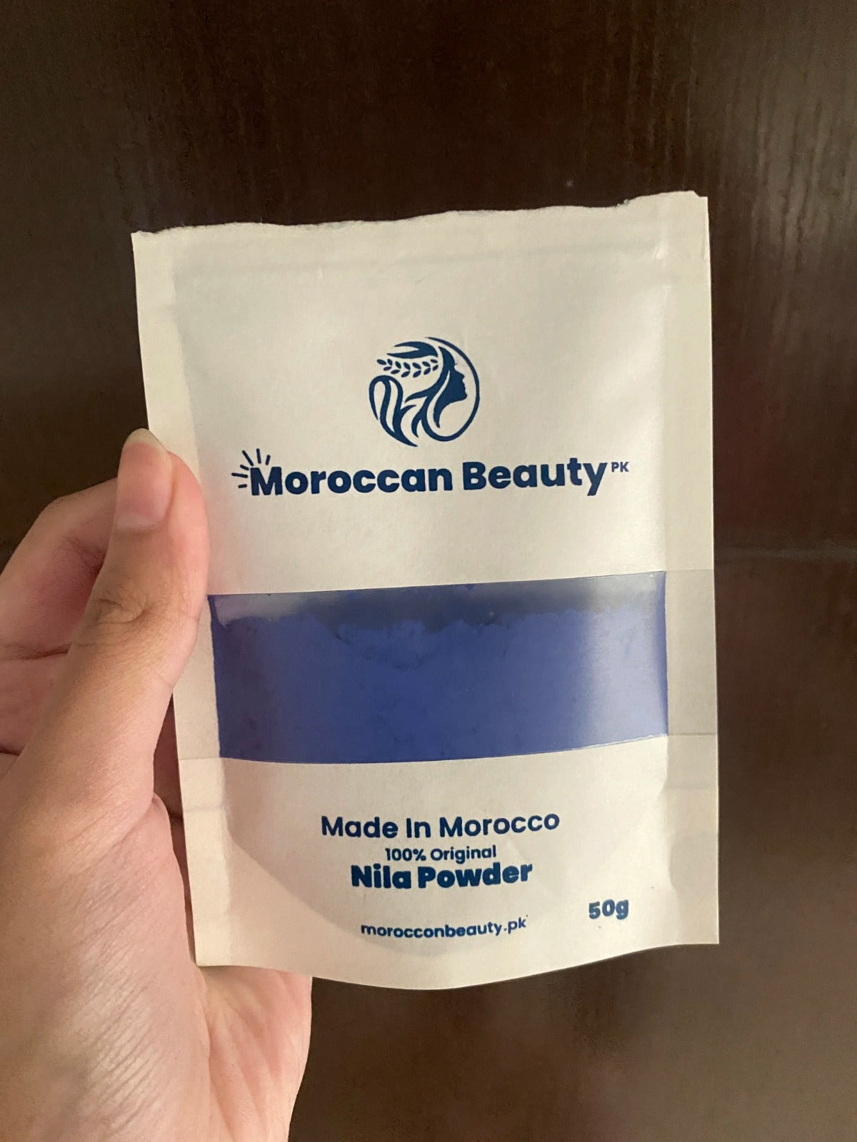 Moroccan Beauty Nila Powder | Blue Nila Skin Whitening Powder 50g | Best Quality Nila Powder