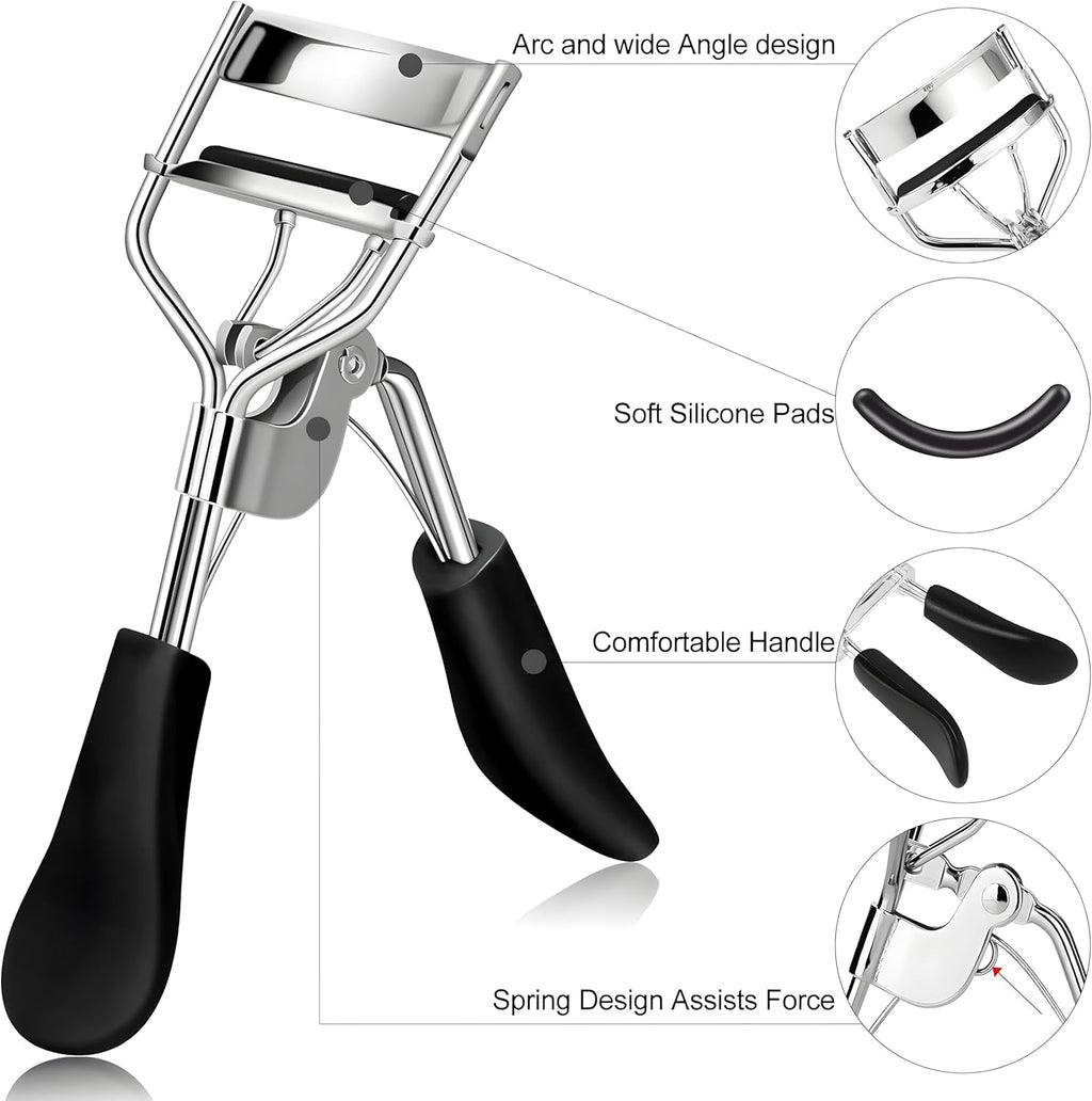 Long Lasting Eyelash Curler For Stunning Curls | Professional Lash Curler for Natural Lift &amp; Curl