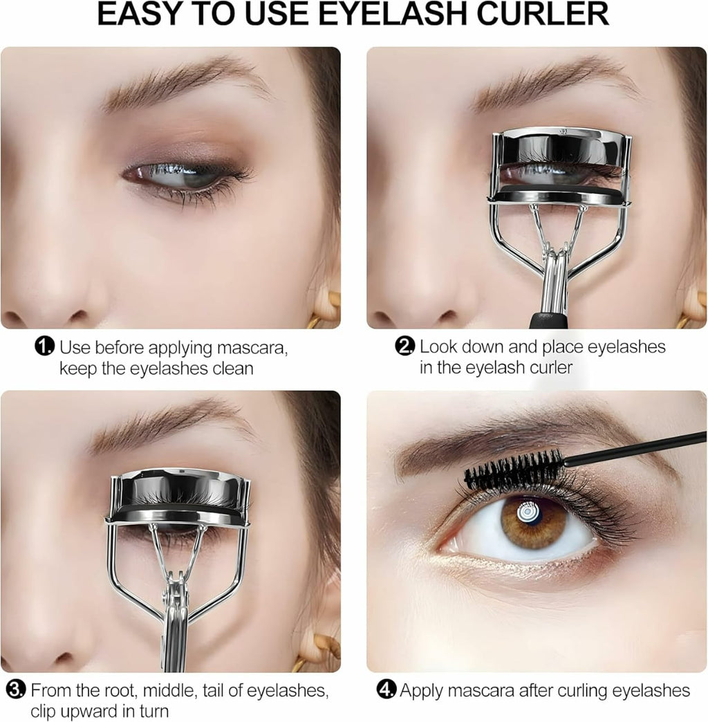 Long Lasting Eyelash Curler For Stunning Curls | Professional Lash Curler for Natural Lift &amp; Curl