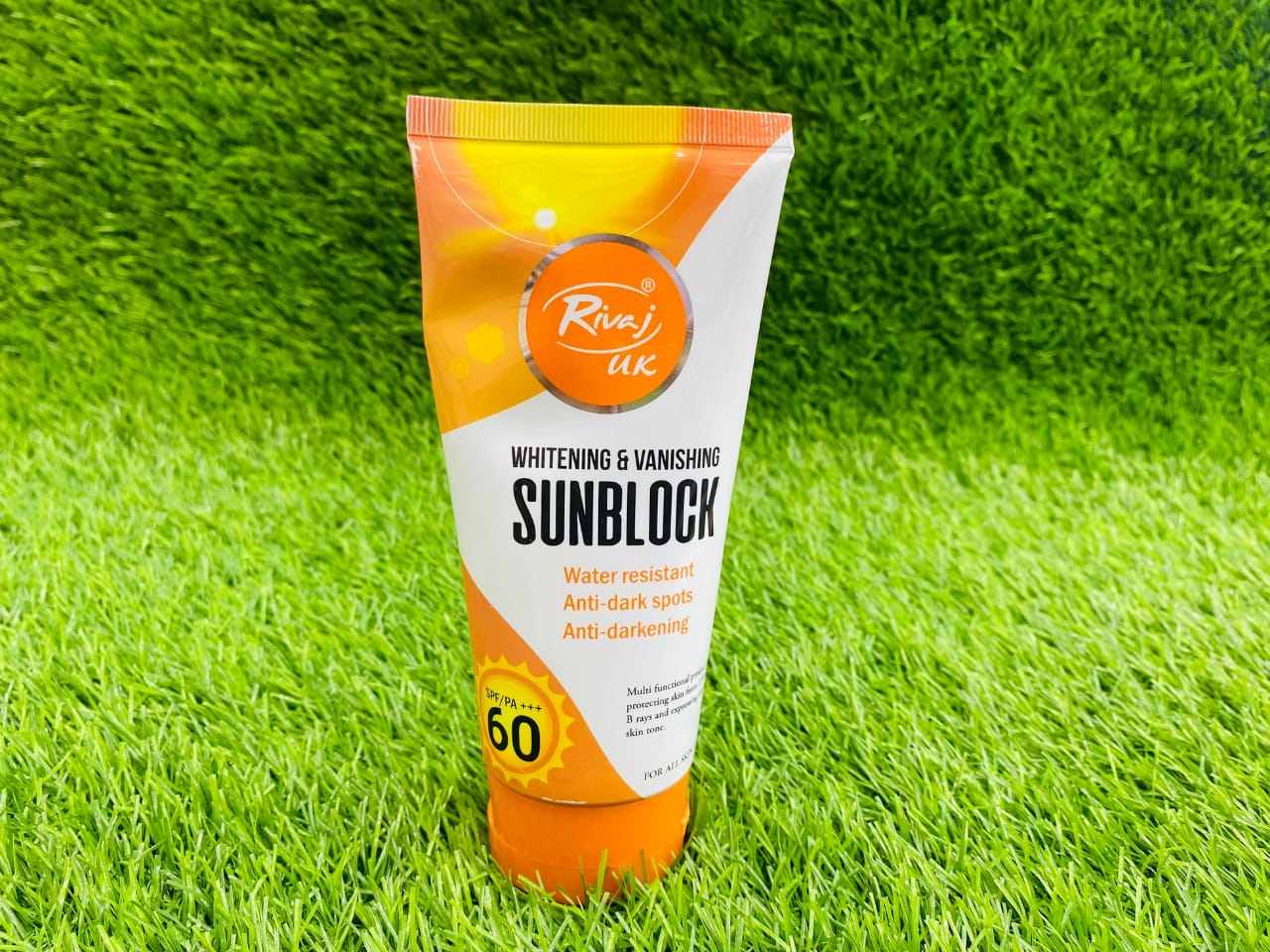 Rivaj Sunblock Whitening &amp; Vanishing SPF60 Ideal for all skin types [150ml]