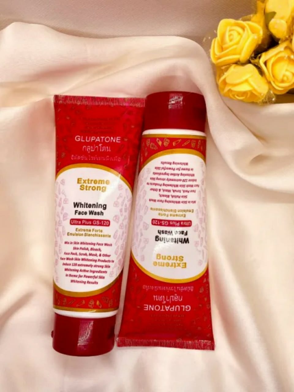 Glupatone Whitening Face Wash GS 120 (Pack Of 2) | Extreme Strong Powerful Whitening for Clear Skin [60ml]