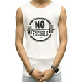 [Pack of 3] Men? Fitness Gym Sandos for Men Sleeve less for Men Top Fashion Wear Shirt Hoodie Sleeve less for Men - M