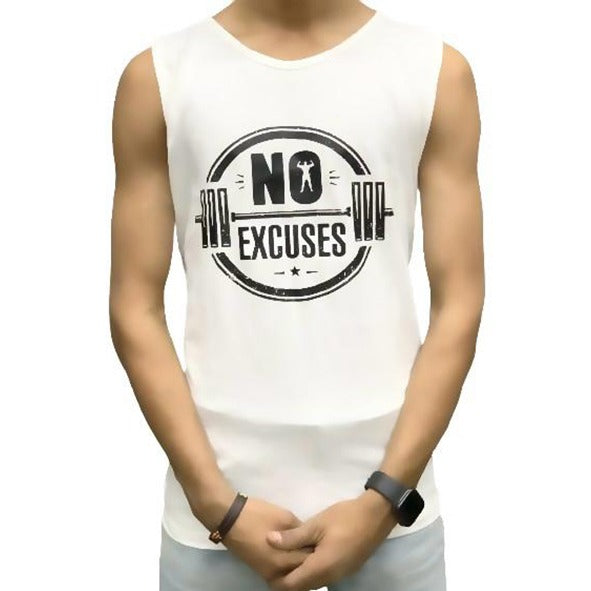 [Pack of 3] Men? Fitness Gym Sandos for Men Sleeve less for Men Top Fashion Wear Shirt Hoodie Sleeve less for Men - M