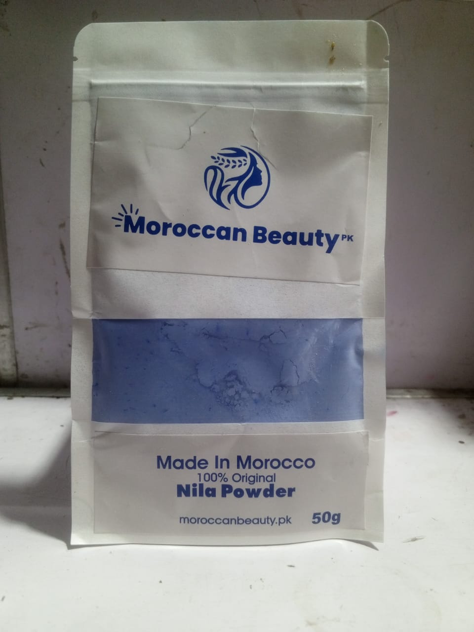 Moroccan Beauty Nila Powder | Blue Nila Skin Whitening Powder 50g | Best Quality Nila Powder