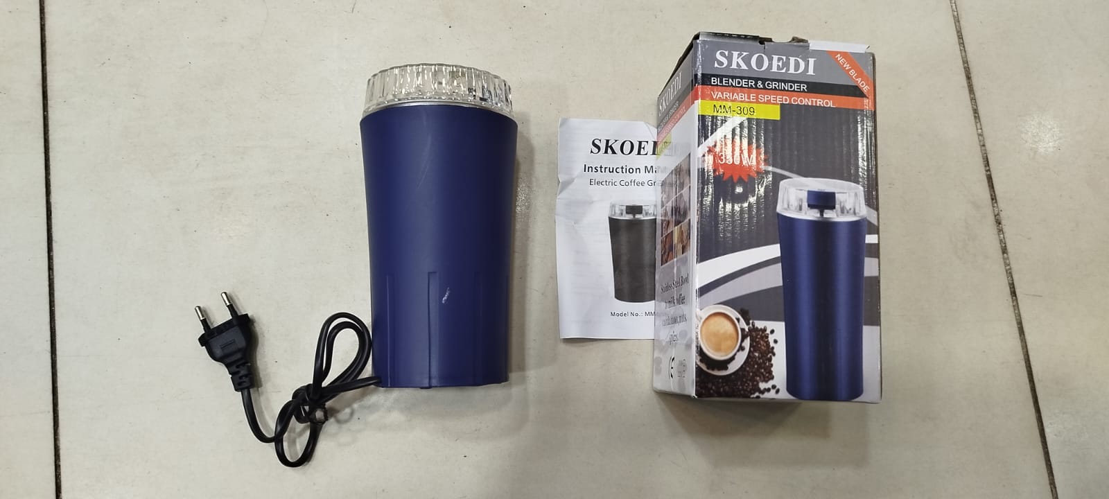 Electric Coffee Grinder &amp; Food Processor �350W Powerful Motor