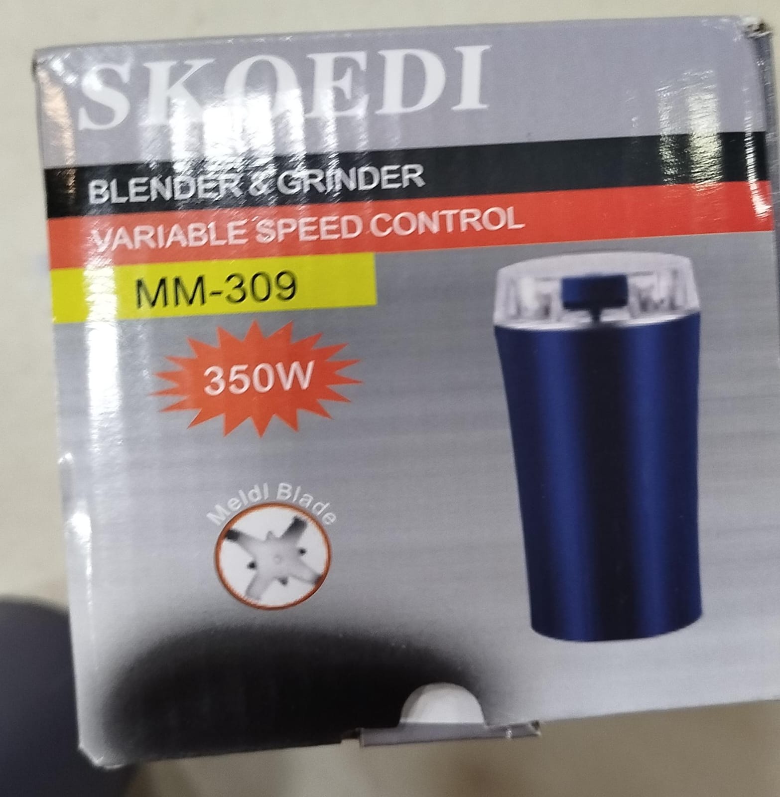 Electric Coffee Grinder &amp; Food Processor �350W Powerful Motor