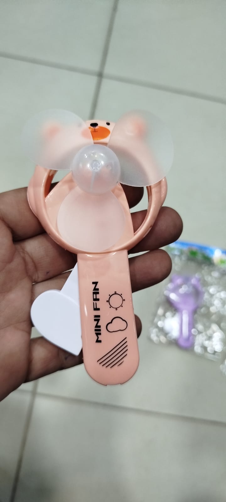Manual Cute Summer Hand Fan Durable Ultra-Quiet Cooling Fans for Travel Office Room