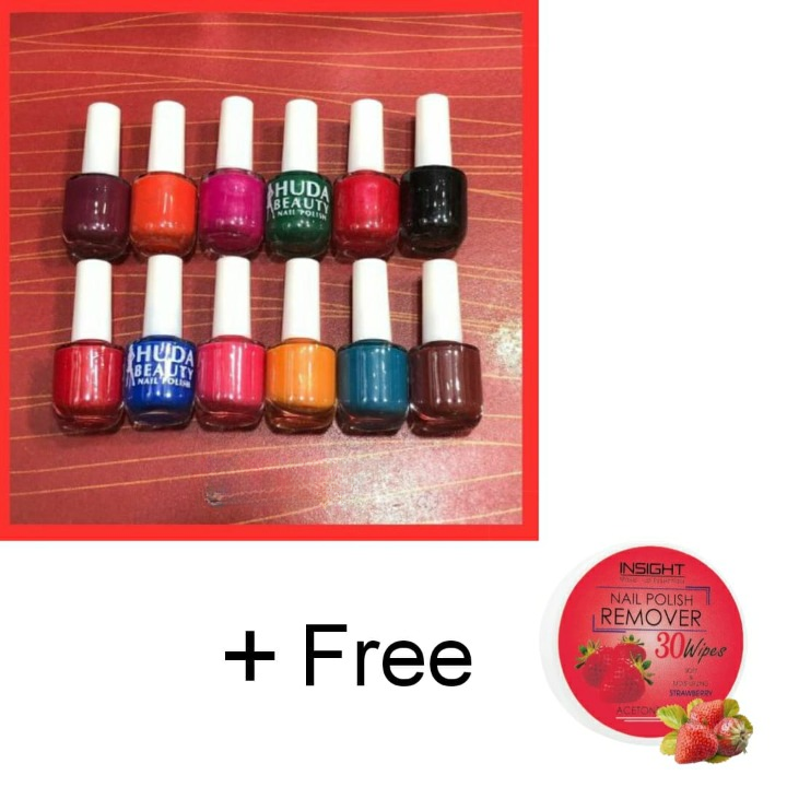 06 Pcs Huda Beauty Nail Paint – photo 2
