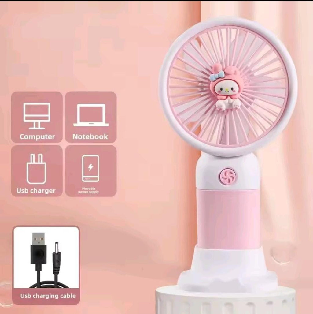Mini Fan Multifunctional Cool Summer Fruit Cartoon Handheld Mini Fan (random color)