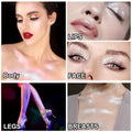 Multipurpose Glitter Shimmer Highlighter Powder �10g for Face, Eyes &amp; Body - White