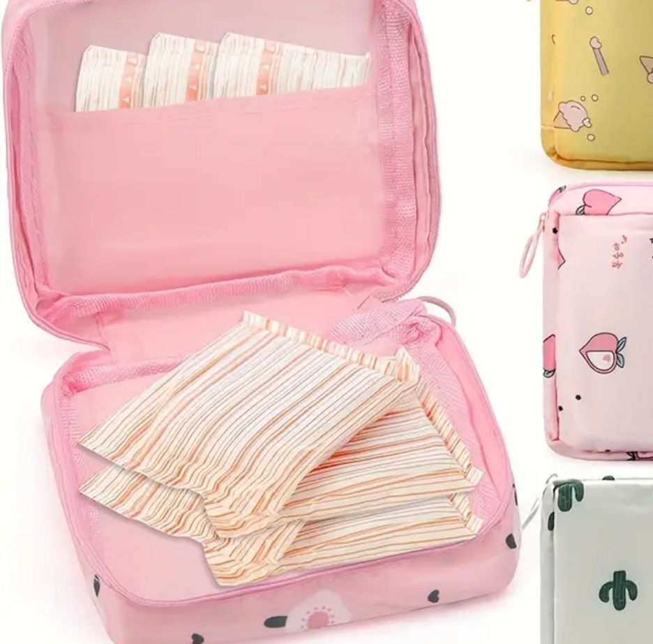 Women Portable Pouch Napkin Cosmetic Bags Organizer – photo 4