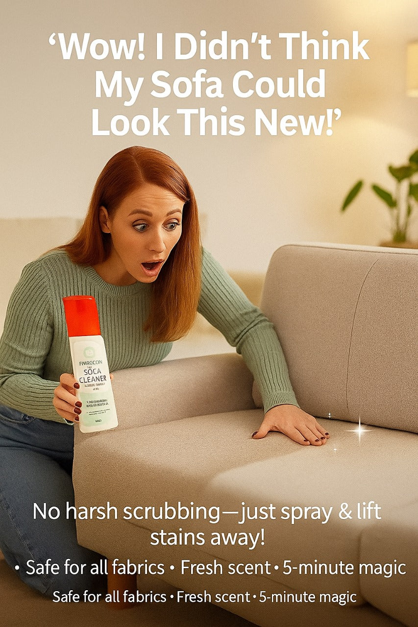 Puresofa | Sofa Cleaner Spray | Upholstery &amp; Fabric Safe | Deep Cleaning | Stain Remover | Fast Dry | Pleasant Scent | 150ml