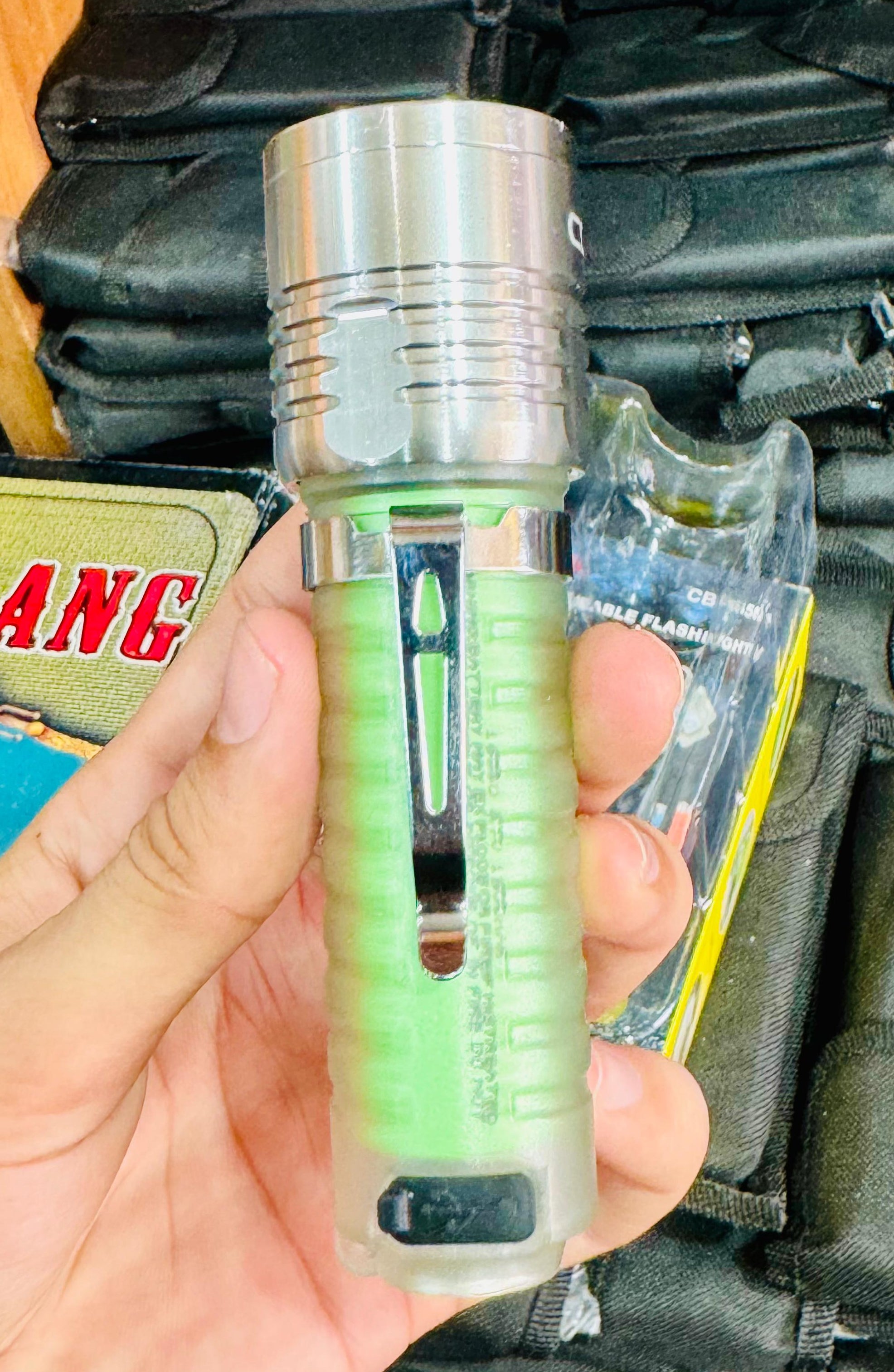 Coba Mini LED Torch Light - Coba CB 1658 �Super Bright Handheld Tactical Light? | Multiple Modes | Zoom-able Electric Flashlight for Camping, Hiking &amp; Cycling ( Random Color )