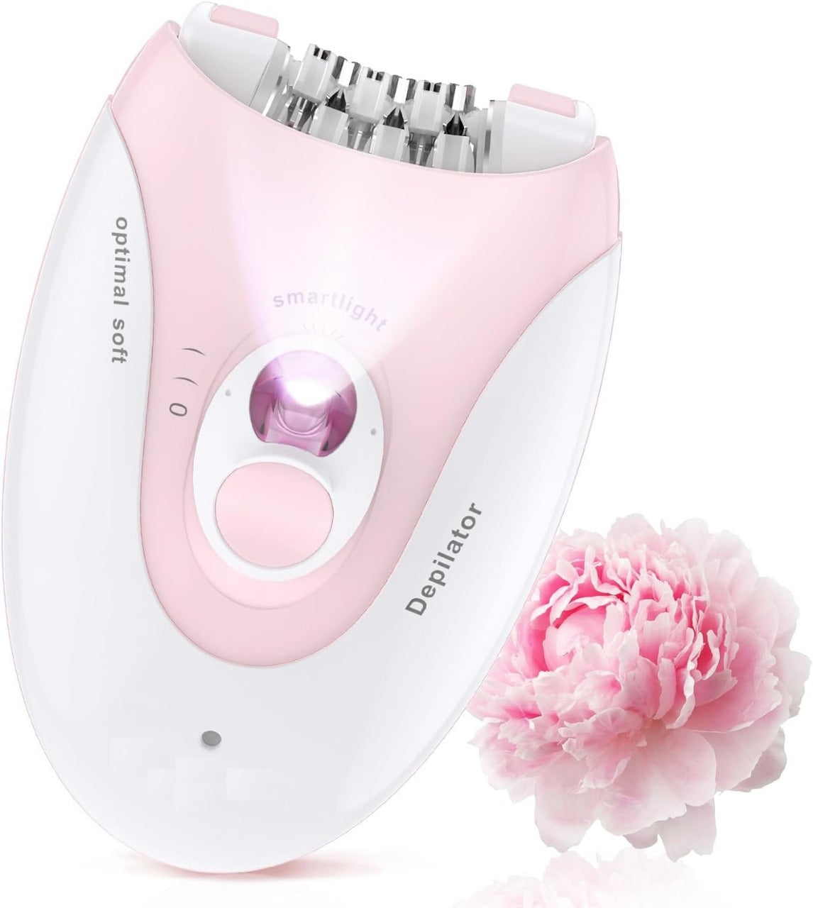 Daling DL-6032 Cordless Ladies Epilator with 2-Speed Adjustment, Painless Hair Removal, Rechargeable, Compact and Easy to Use for Legs, Arms, Underarms