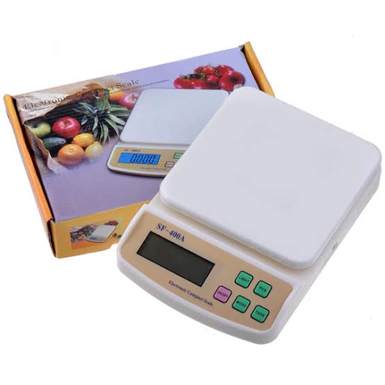 SF-400A Digital Kitchen Scale �Precision Food Weighing Machine for Cooking, Baking &amp; Meal Prep �High Accuracy LCD Display, 10kg Capacity