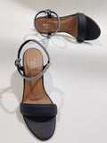 Women? Black Block Heel Sandals with Sparkling Rhinestone Straps | Elegant Party &amp; Casual Footwear - 7