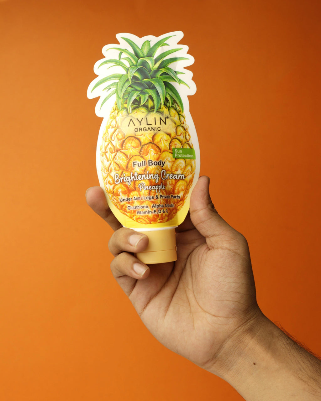 Aylin Organic Full Body Brightening Cream With Pineapple Extract 100 ml