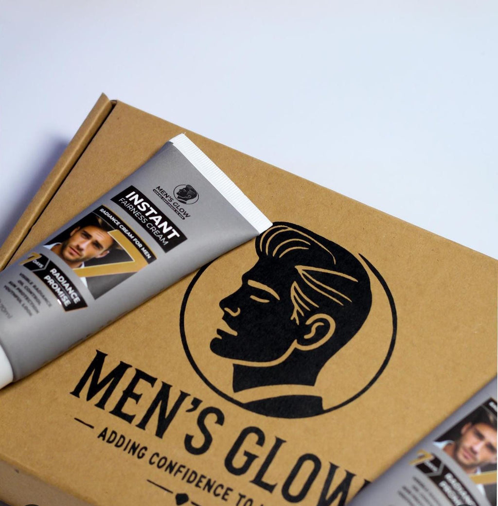 Men's Glow Facewash Bundle �Facewash + Whitening Cream Combo Set