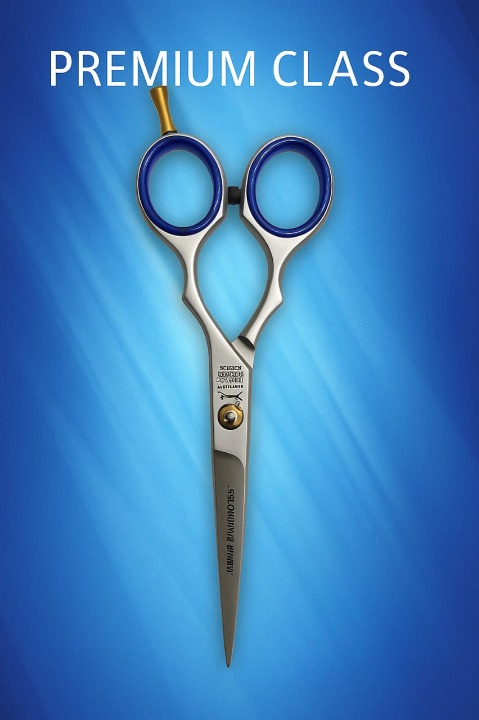 5.5�Professional Hair Cutting Scissors �Premium Stainless Steel Salon Shears with Finger Rest &amp; Adjustment Key