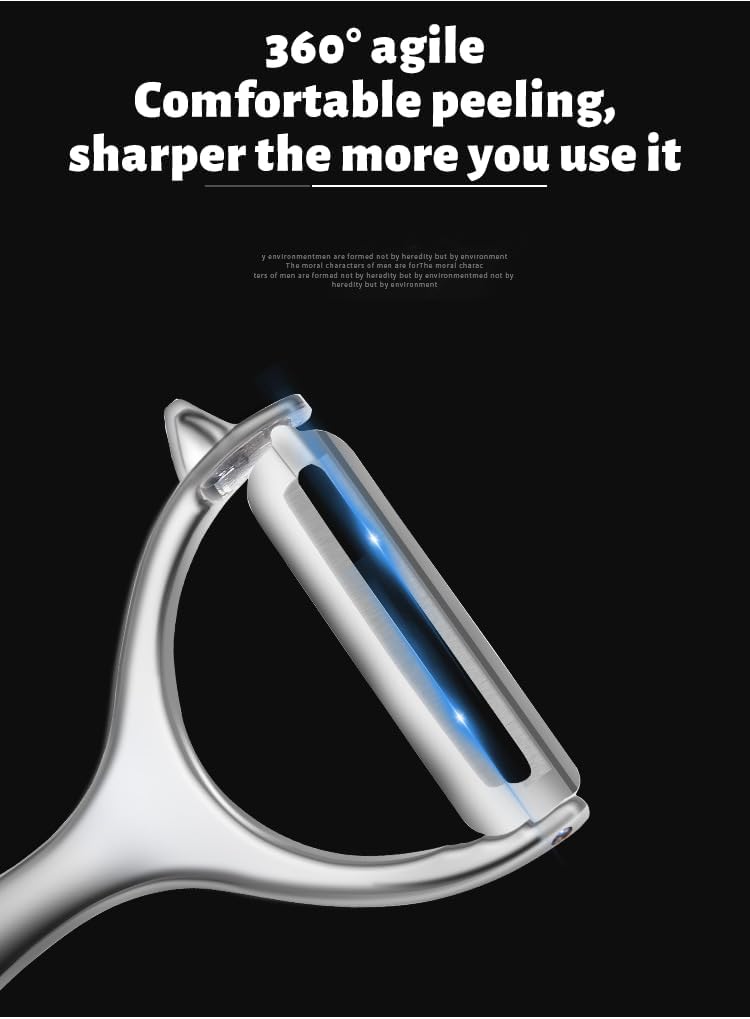 Stainless Steel Vegetable Peeler �Dual Blades for Effortless Peeling